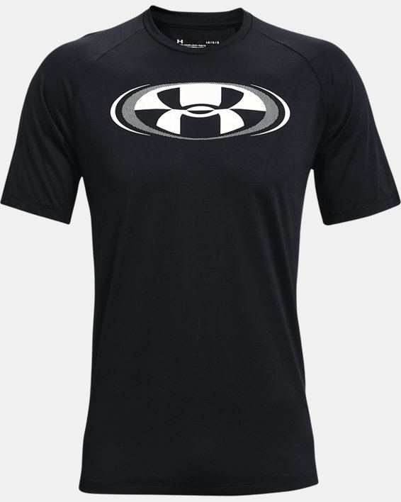 Camiseta de manga corta UA Tech™ 2.0 Circuit para hombre, Black, pdpMainDesktop image number 4